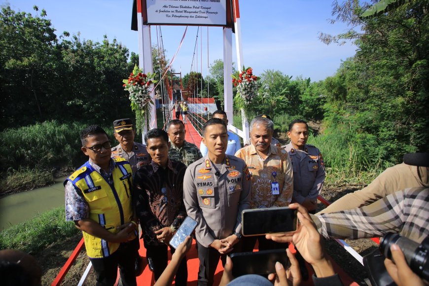 Jembatan Merah Putih Presisi Perkuat Konektivitas Warga