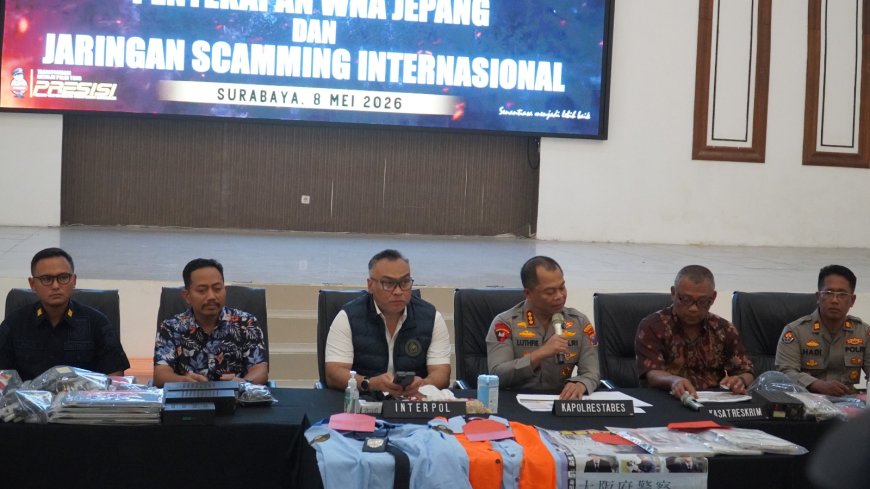 Markas Scamming di Surabaya Digerebek Aparat