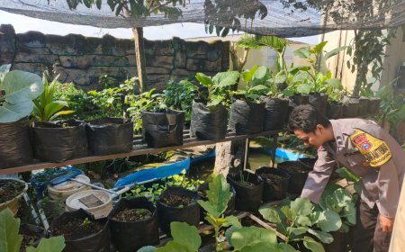Polres Malang Perkuat Ketahanan Pangan dengan Optimalisasi Lahan Pekarangan