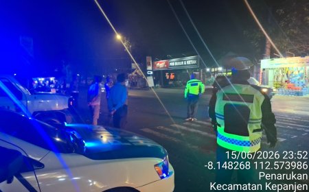 Aduan Balap Liar Masuk ke 110, Polres Malang Gerak Cepat Patroli di Depan Stadion Kanjuruhan