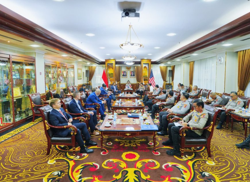 Kerja Sama Internasional Polri Diperkuat melalui Audiensi dengan FBI